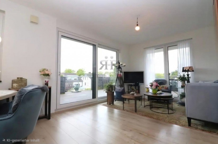 Wohnzimmer Penthousewohnung Dinslaken