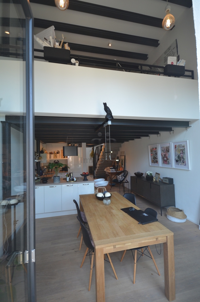 offener Blick zum 1.OG Maisonettewohnung Krefeld