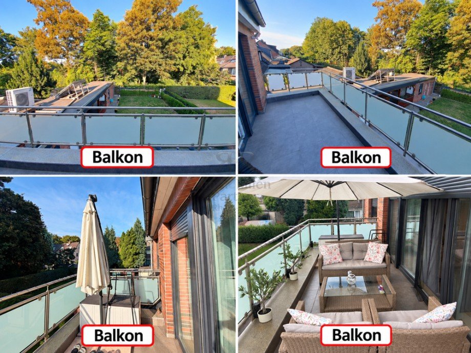 Balkon Maisonettewohnung Duisburg