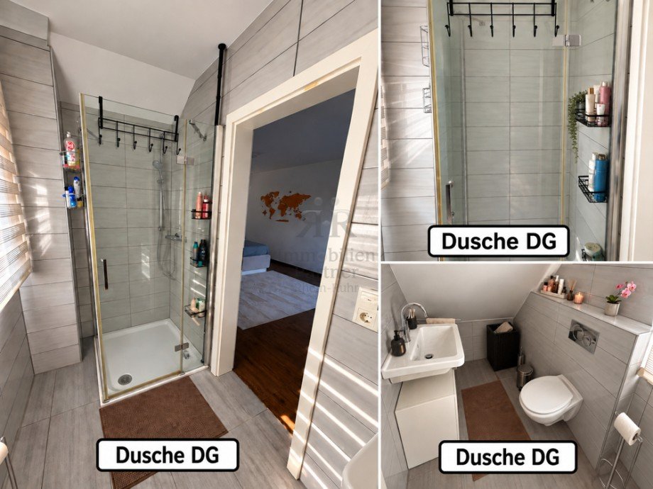 Dusche_DG Maisonettewohnung Duisburg