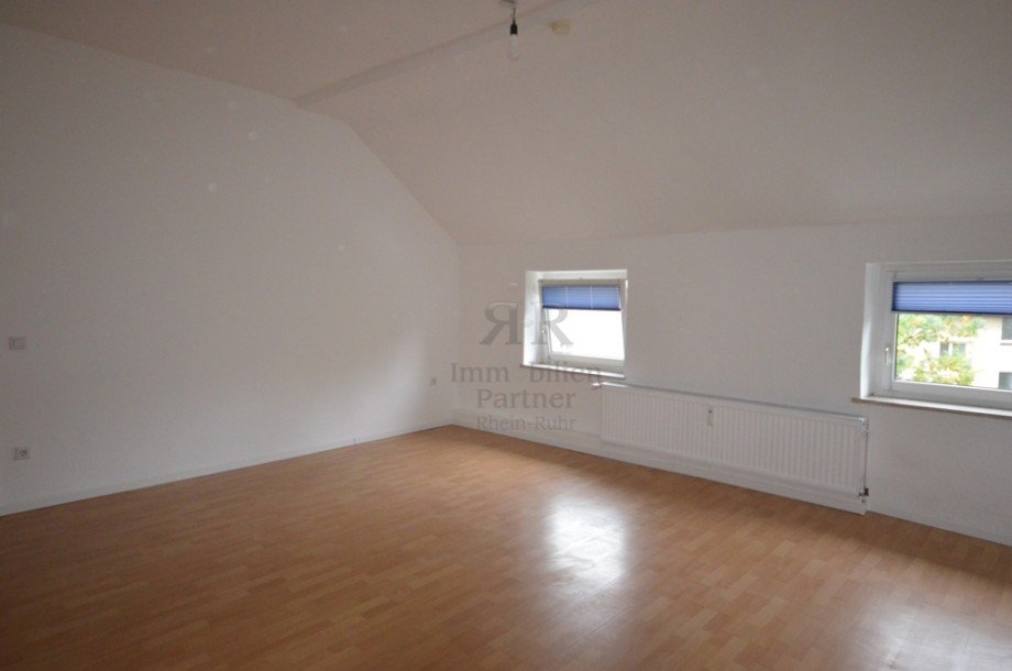 Wohnzimmer Dachgeschosswohnung Duisburg