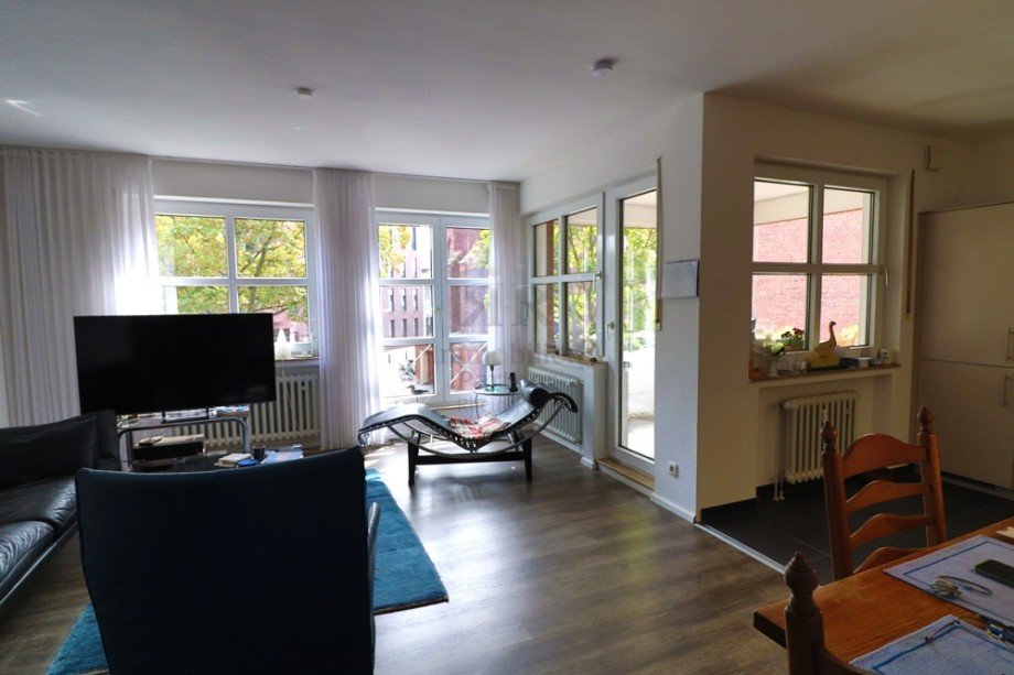 Wohnzimmer Etagenwohnung Dinslaken