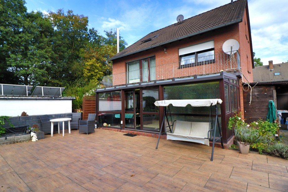 R�ckansicht Erdgeschosswohnung Wesel