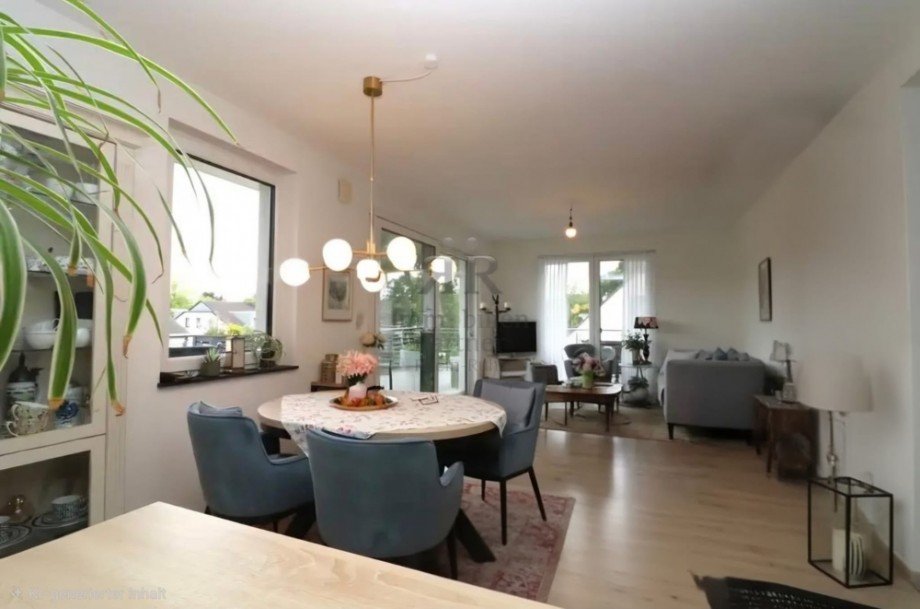 Blick aus der K�che Penthousewohnung Dinslaken