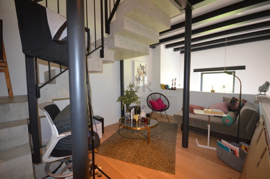 offener Wohnbereich Maisonettewohnung Krefeld