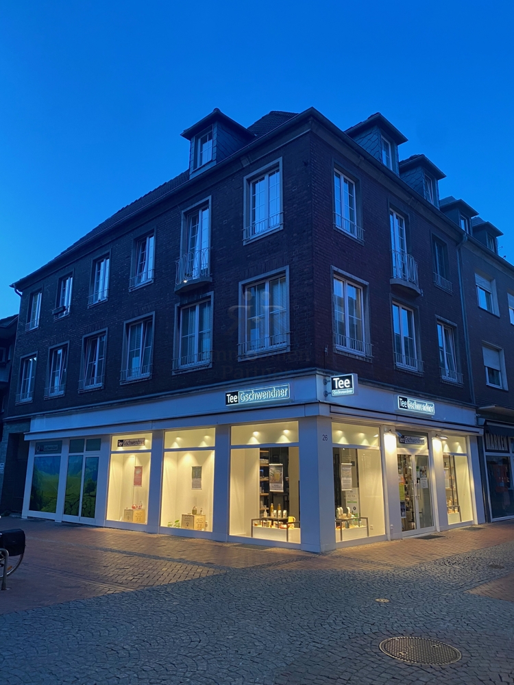 Aussenansicht Abends Haus Dinslaken