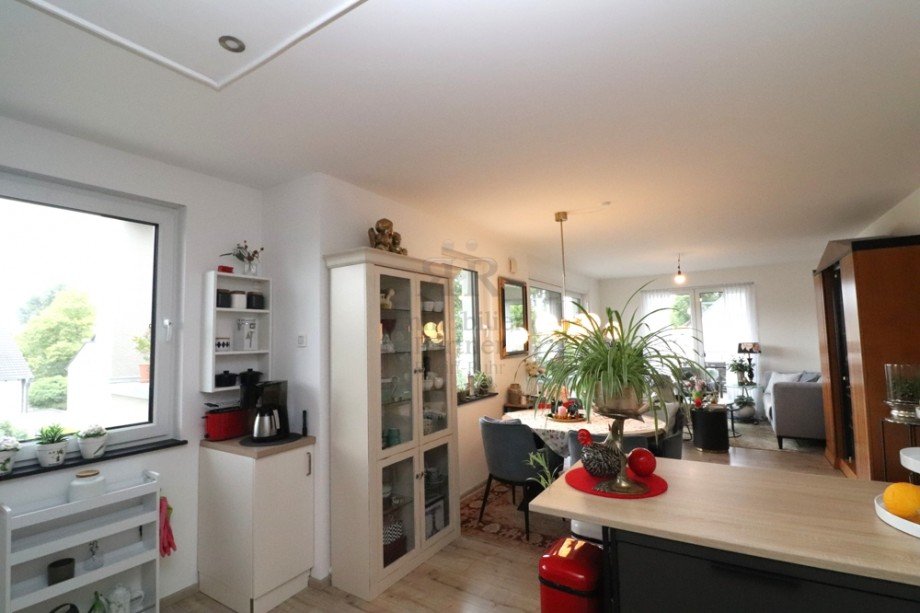 Blick aus K�che Penthousewohnung Dinslaken