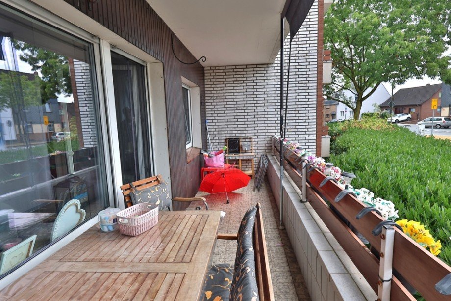 Balkon Erdgeschosswohnung Kamp-Lintfort